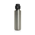 Uzamykatelná sportovní lahev 600ml, stříbrná