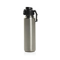 Uzamykatelná sportovní lahev 600ml, stříbrná