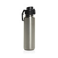 Uzamykatelná sportovní lahev 600ml, stříbrná