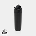 Uzavíratelná láhev 700ml z RCS recyklované oceli, černá