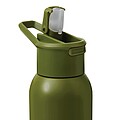Vakuově izolovaná láhev na pití 600 ml, vojenská zelená