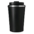 Vakuově izolovaný cestovní termohrnek 350 ml, černá