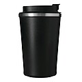 Vakuově izolovaný cestovní termohrnek 350 ml, černá