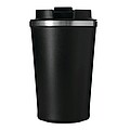 Vakuově izolovaný cestovní termohrnek 350 ml, černá