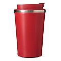 Vakuově izolovaný cestovní termohrnek 350 ml, červená