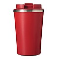 Vakuově izolovaný cestovní termohrnek 350 ml, červená