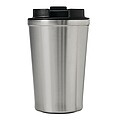 Vakuově izolovaný cestovní termohrnek 350 ml, stříbrná