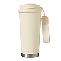 Vakuově izolovaný cestovní termohrnek 500 ml, béžová
