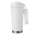 Vakuově izolovaný cestovní termohrnek 500 ml, bílá
