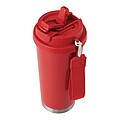 Vakuově izolovaný cestovní termohrnek 500 ml, červená
