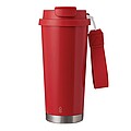 Vakuově izolovaný cestovní termohrnek 500 ml, červená