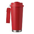 Vakuově izolovaný cestovní termohrnek 500 ml, červená
