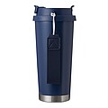 Vakuově izolovaný cestovní termohrnek 500 ml, námořní modrá