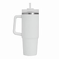 Vakuový termohrnek na pití 900 ml, bílá