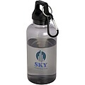 VASEALA Láhev z RPET s karabinou, 400ml, černá