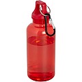 VASEALA Láhev z RPET s karabinou, 400ml, červená