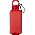 VASEALA Láhev z RPET s karabinou, 400ml, červená