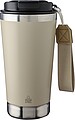 VITERBO Dvoustěnný termohrnek z recyklované nerezové oceli, 500 ml, béžová