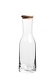 VS WAINUI Skleněná karafa na vodu s dřevěnou zátkou, 1,2 l
