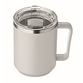 ZAFER Dvoustěnný termohrnek z nerezové oceli, 400 ml, šedá