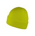 ZOBAR Dvojitě pletená zimní čepice, unisex, limetková