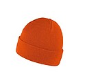 ZOBAR Dvojitě pletená zimní čepice, unisex, oranžová
