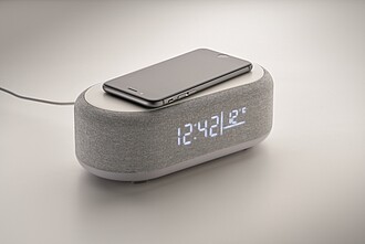 15W reproduktor s bezdrátovým nabíjením, bílá