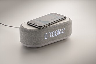 15W reproduktor s bezdrátovým nabíjením, bílá