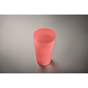 AMONDE Plastový kelímek, 500 ml, červená