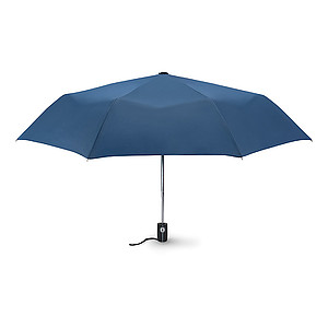 Automatický skládací deštník, modrý - reklamní deštníky