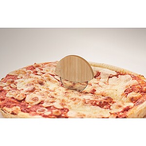 Bambusový kráječ na pizzu, béžová