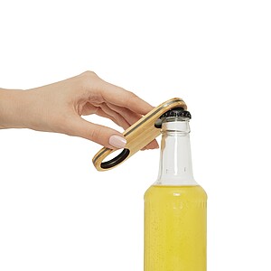 Bambusový otvírák na lahve, béžová