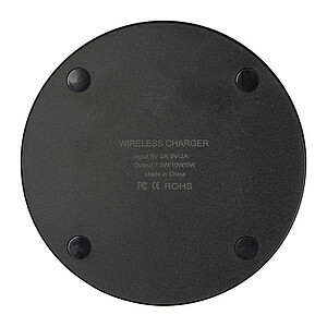 Bezdrátová nabíječka s LED displejem, černá