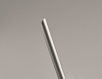 Bezinkoustové pero z hliníku, stříbrná