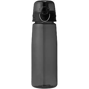 CAPRIA Sportovní tritanová láhev s odklápěcím víčkem, 700 ml, černá