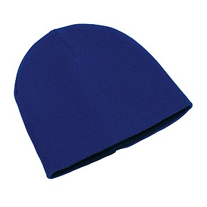 Čepice, 100% acryl, modrá - reklamní čepice