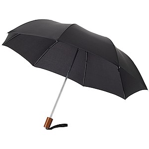 Černý skládací deštník o průměru 90cm - reklamní deštníky