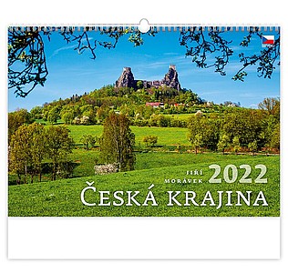Česká krajina 2024, nástěnný kalendář, prodloužená záda