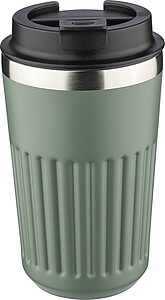 Cestovní hrnek z recyklované nerezové oceli, 400 ml, zelená