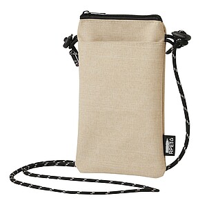Crossbody taška na telefon, béžová
