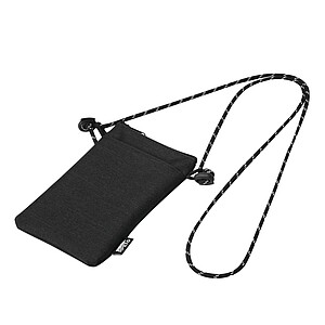 Crossbody taška na telefon, černá - reklamní předměty