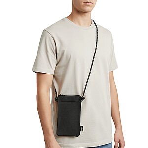 Crossbody taška na telefon, černá