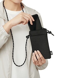 Crossbody taška na telefon, černá