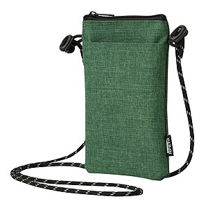 Crossbody taška na telefon, zelená