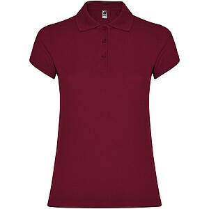 Dámská polokošile s krátkým rukávem, ROLY STAR, vínová, 2XL