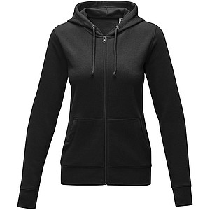 Dámská rozepínací mikina s kapucí Elevate THERON, černá, vel. 3XL