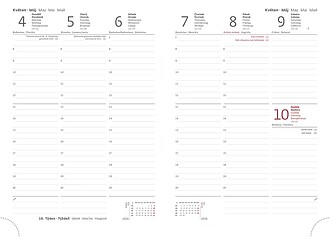 Diář týdenní A5 Vario Lyra - Aura 2026