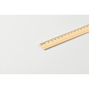 Dřevěné pravítko 20 cm, béžová