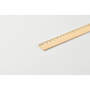 Dřevěné pravítko 30 cm, béžová