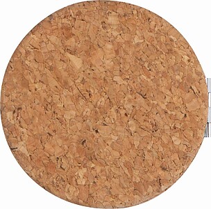 Dvojité kapesní zrcátko s korkovým povrchem